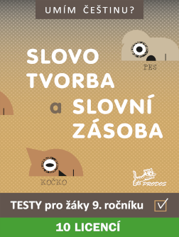 Slovotvorba a slovní zásoba 9 – interaktivní testy z češtiny (Prodos) – multilicence | Publi.cz