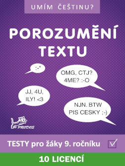 Porozumění textu 9 – interaktivní testy z češtiny (Prodos) – multilicence | Publi.cz