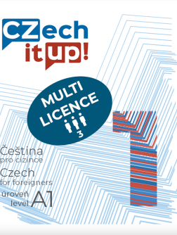 Czech It Up! 1 (úroveň A1, učebnice a cvičebnice) – 3 licence