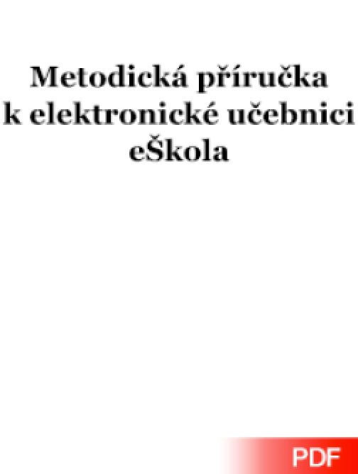 Metodická příručka k elektronické učebnici eŠkola