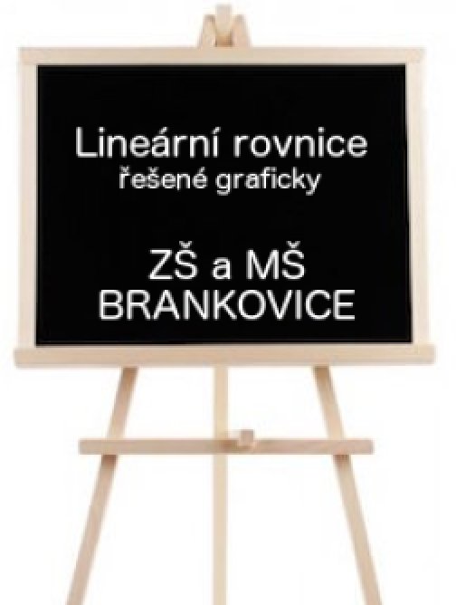 Lineární rovnice - řešené graficky