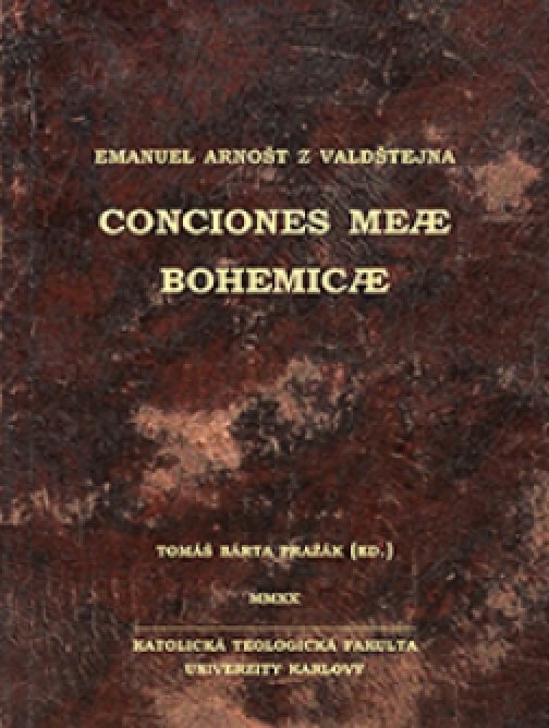 Emanuel Arnošt z Valdštejna: Conciones meæ Bohemicæ