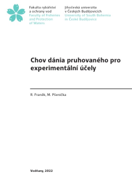Chov dánia pruhovaného pro experimentální účely