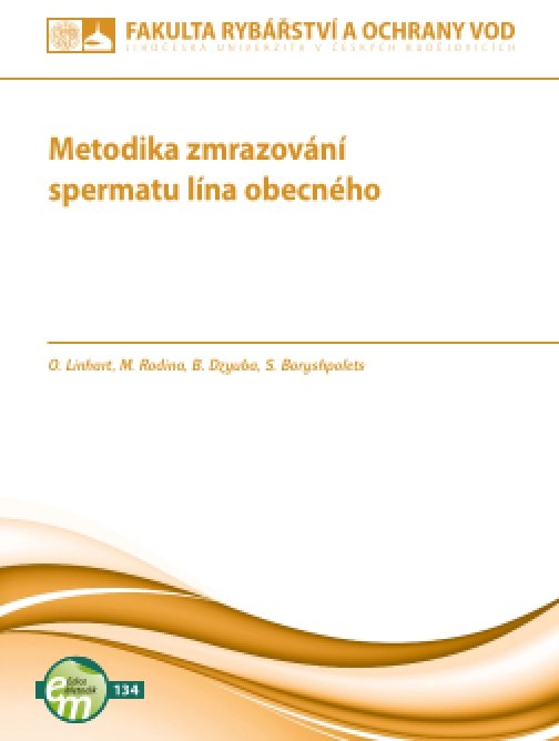 Metodika zmrazování spermatu lína obecného