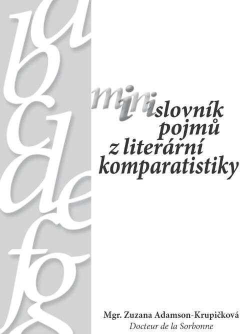 Minislovník pojmů z literární komparatistiky