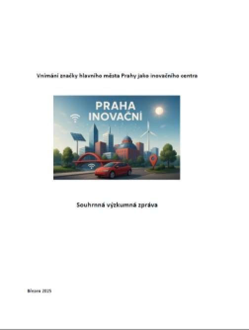 Vnímání značky hlavního města Prahy jako inovačního…